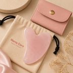 Gua Sha en Quartz Rose