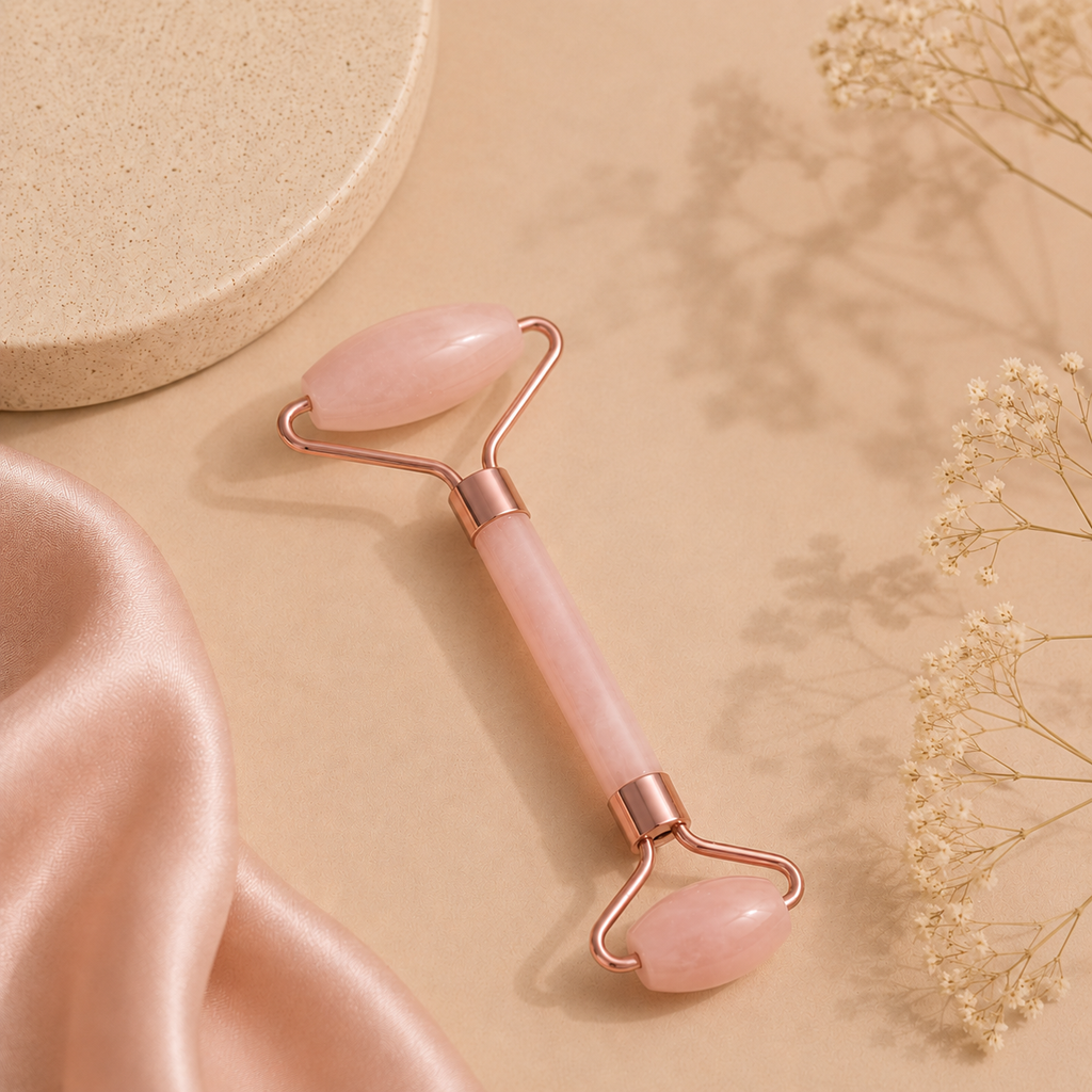 Rouleau Liftant en Quartz Rose