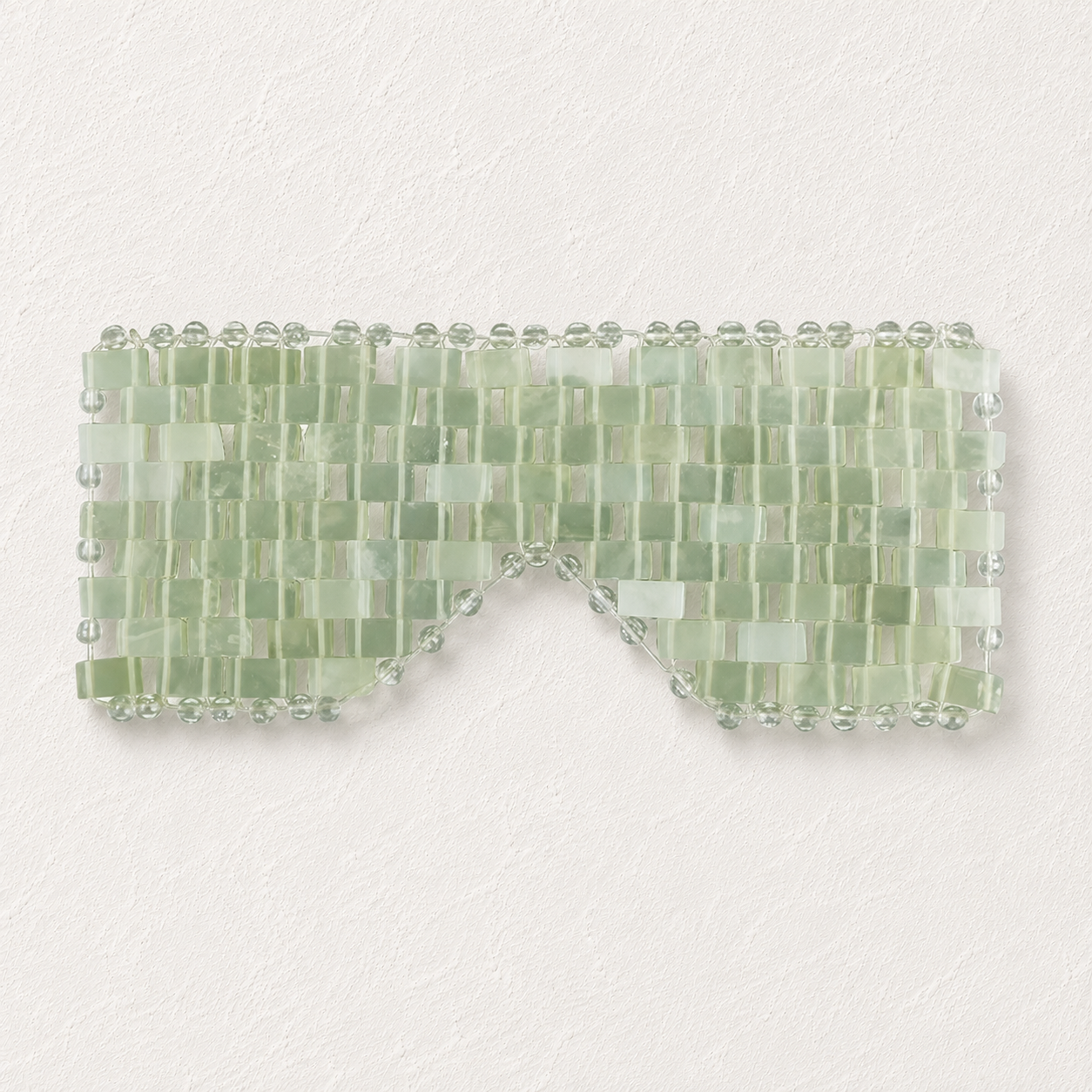 Masque Yeux Pierre Naturelle Opale, Jade & Quartz Rose
