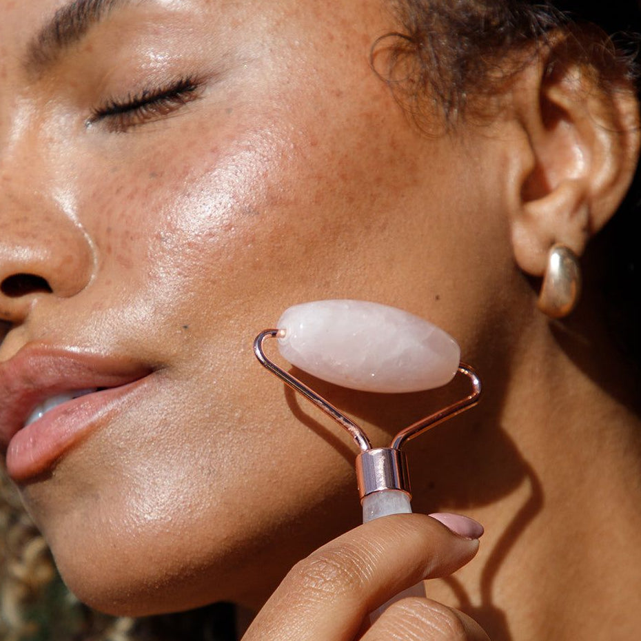 Rouleau Liftant en Quartz Rose